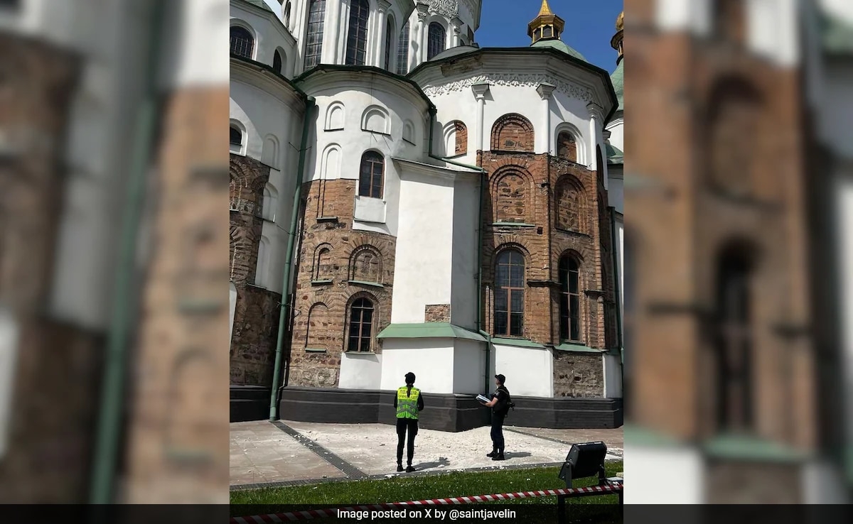 Kyiv's World Heritage Cathedral Damaged In Russian Attack: Ukraine Minister