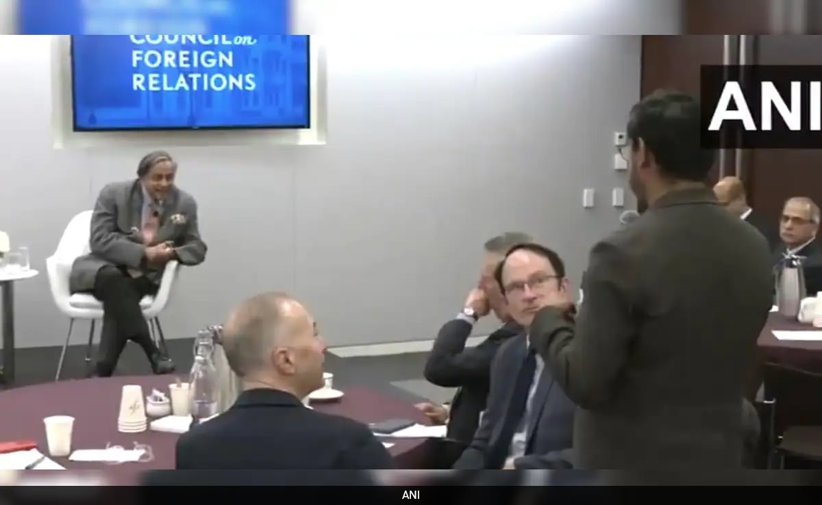 "That Shouldn't Be Allowed": Shashi Tharoor's Quip After Son Asks Question In US