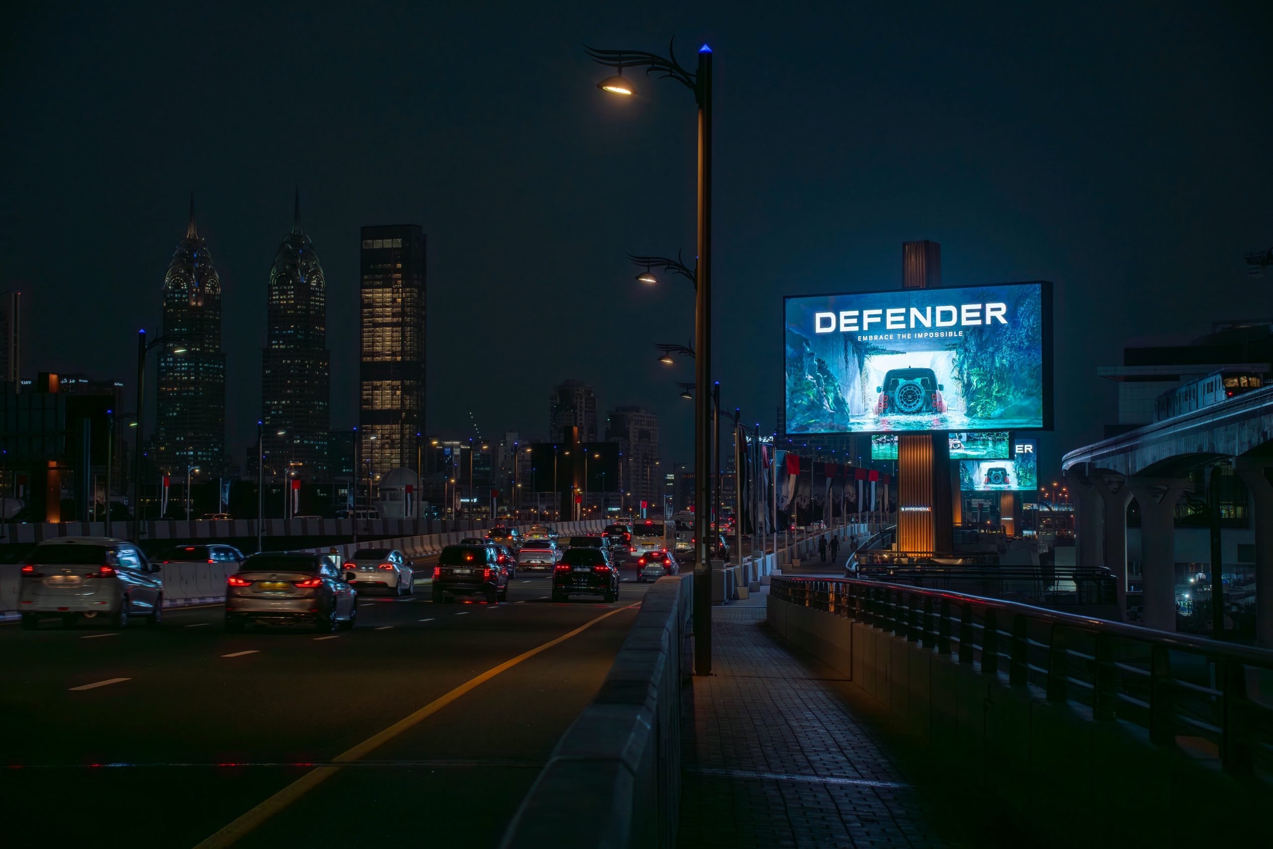JLR's Defender launches DOOH campaign on Hypermedia's The Royals