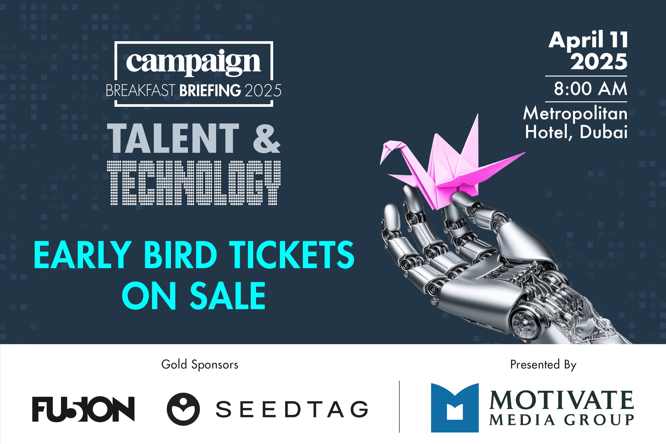 Early bird tickets on sale for Campaign Breakfast Briefing: Talent & Technology