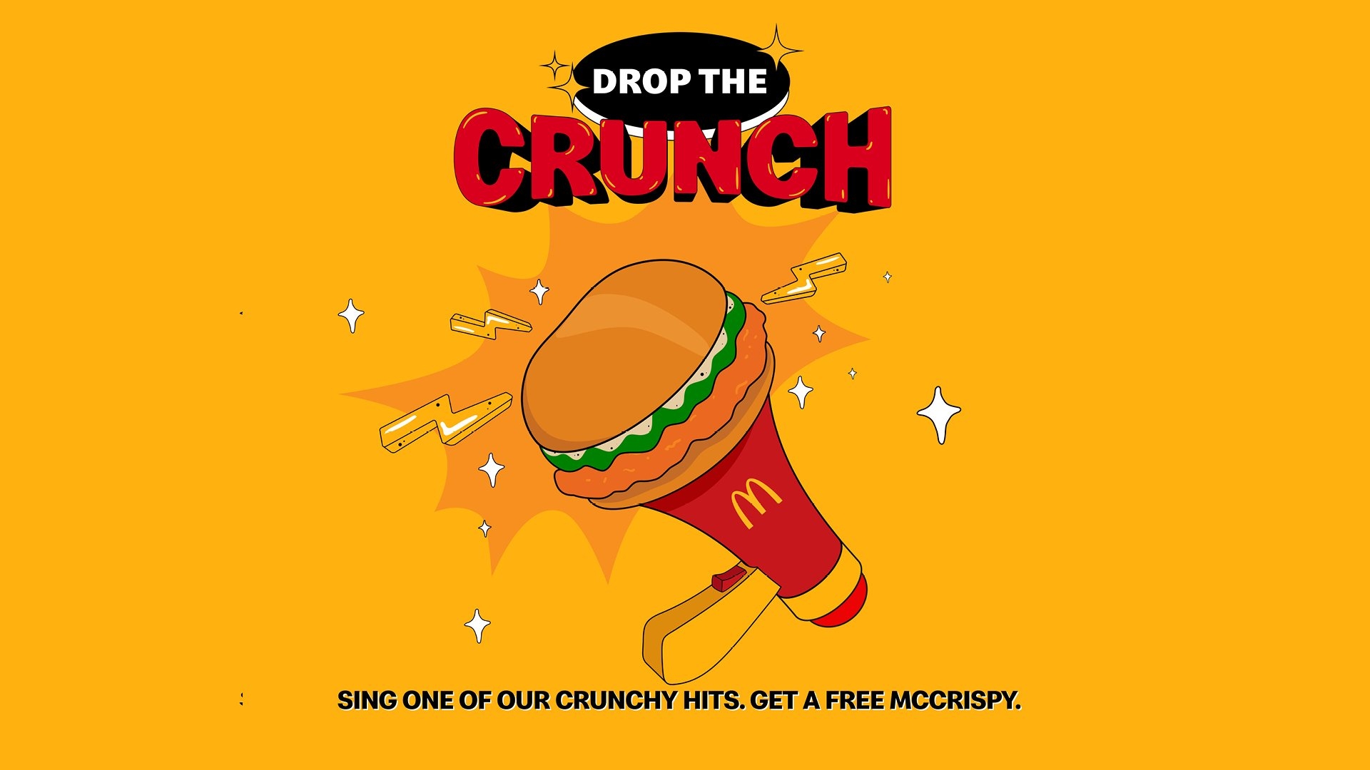 McDonald's campaign turns Crunch songs into currency for a McCrispy