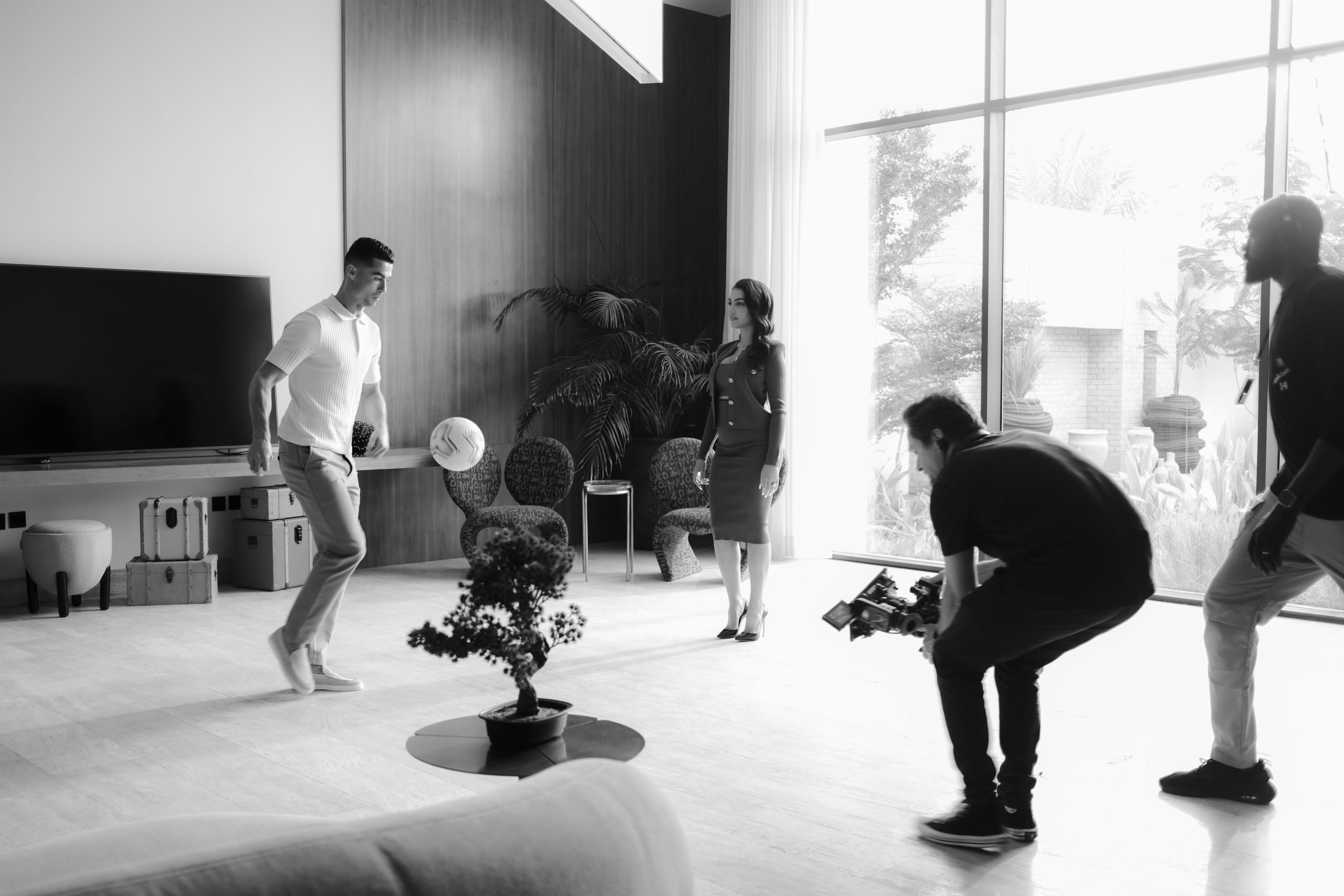 Who brought Cristiano Ronaldo and Georgina Rodríguez's first collab ad to life?