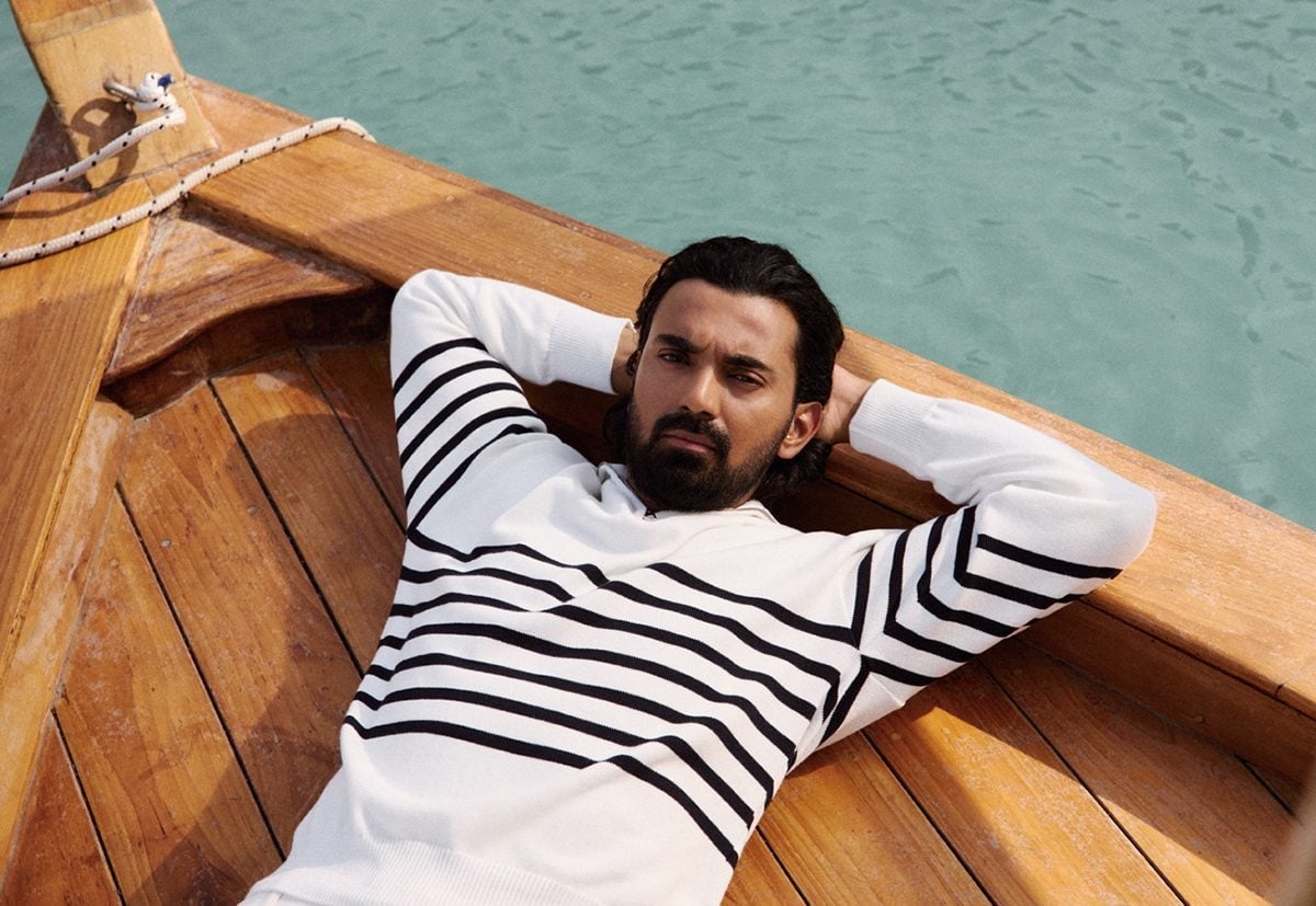 Indian cricketer KL Rahul shoots brand collab with Paul & Shark in Dubai