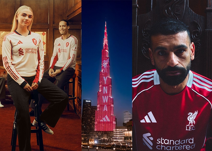 Liverpool FC, adidas light up Burj Khalifa, reuniting after 13 years
