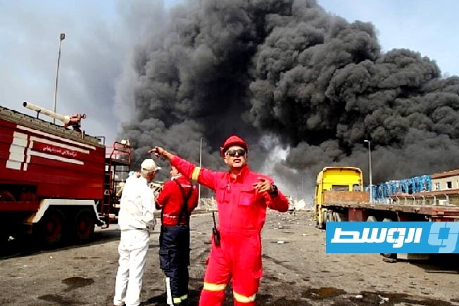 وزارة الدفاع الإيرانية: لا وجود لشحنات عسكرية مخزّنة في موقع انفجار ميناء رجائي