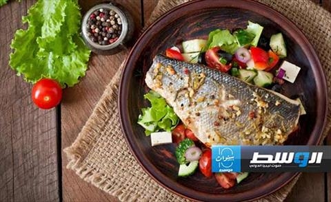 سمك قاروس بالفلفل في الفرن