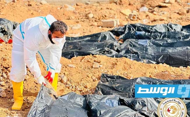 التعرف على هوية 11 مفقودًا من ضحايا العاصفة «دانيال» في درنة