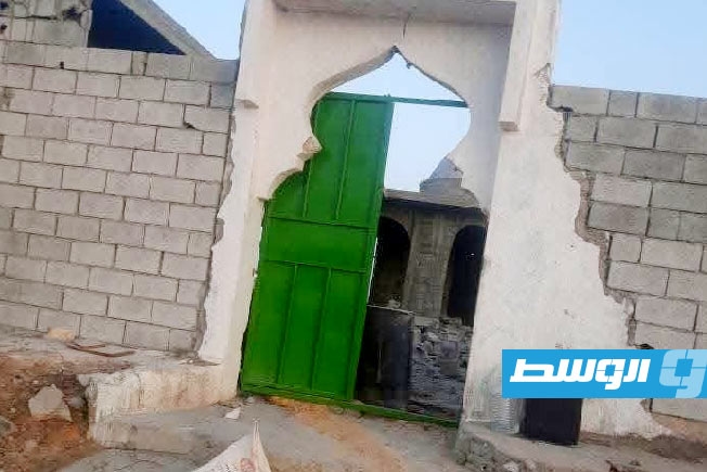 بالصور.. مجهولون يفجرون ضريح «سي زلي» في سوق الثلاثاء بمدينة زليتن