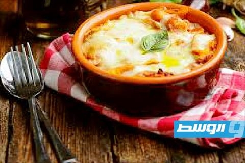 طاجن دجاج بالجبن والكريمة