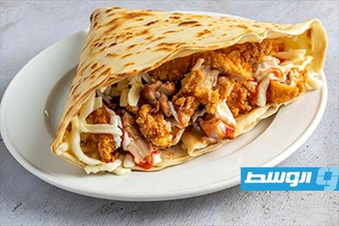 كريب دجاج بالمشروم