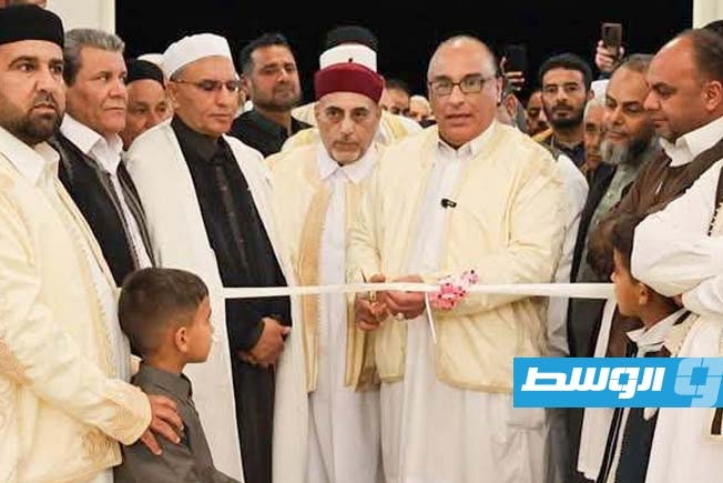 افتتاح مسجد أبو زاهية في سرت بعد صيانته