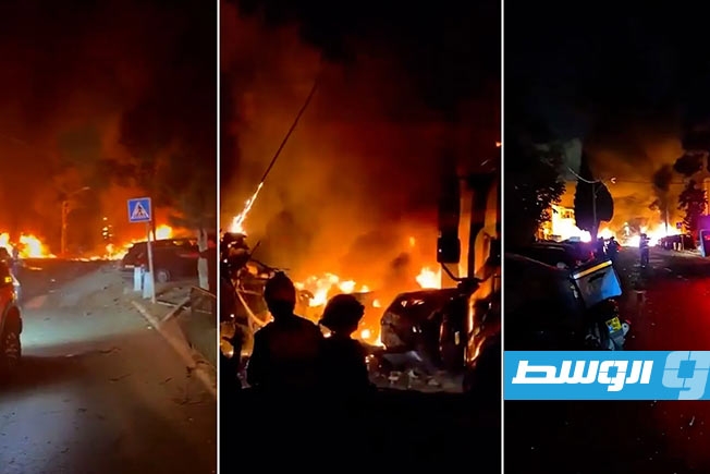 جيش الاحتلال يعلن إصابة عدة مواقع بعد وابل من الصواريخ الإيرانية
