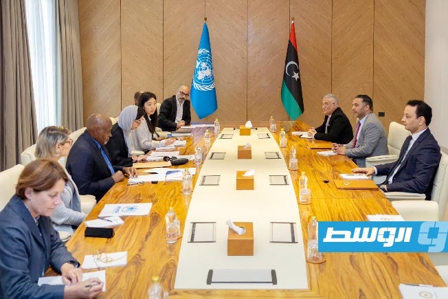 بلقاسم حفتر يؤكد لوفد أممي التزام «صندوق التنمية وإعاد الإعمار» بالشفافية