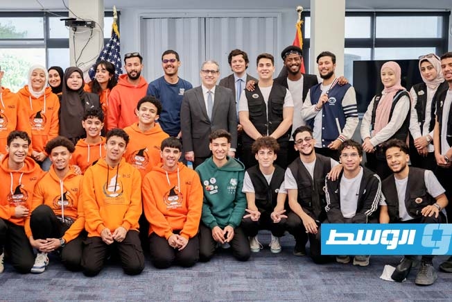 «برنت»: سعيد بلقاء شباب ليبي منافس بمسابقة الروبوتات