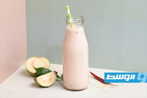 عصير جوافة بالحليب