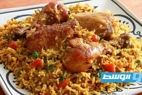 كبسة دجاج سعودية بالخضروات
