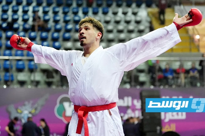 نوري السعداوي.. أول ليبي يمثل أفريقيا في بطولة العالم للكاراتيه