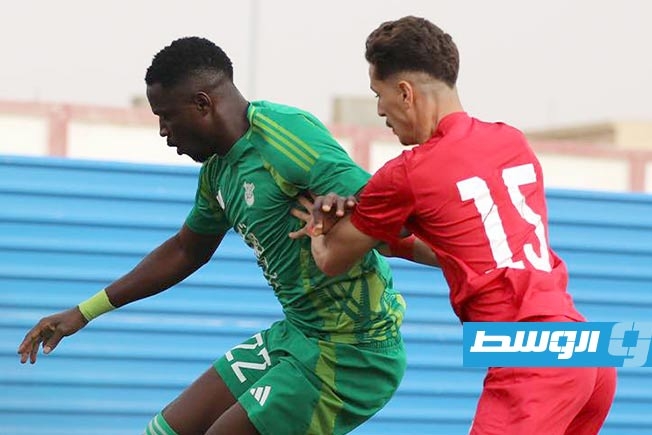 الأخضر يتأهل إلى ربع نهائي كأس ليبيا على حساب الاتحاد العسكري بصعوبة