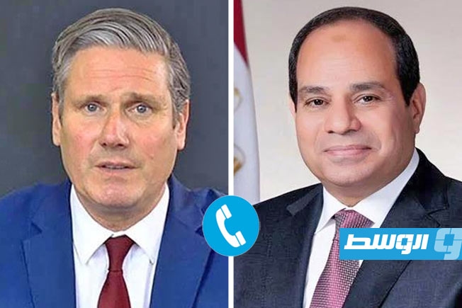 السيسي وستارمر: ارتياح لوقف إطلاق النار بين إسرائيل وإيران