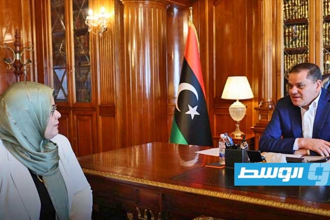الدبيبة يبحث مع حليمة إبراهيم «دعم مسارات العدالة وحقوق الإنسان»