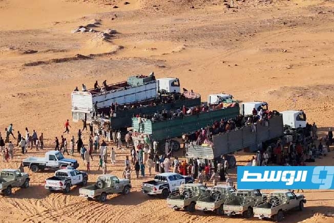 نزوح 950 سودانيا إلى ليبيا جراء الاشتباكات في منطقة المثلث الحدودي