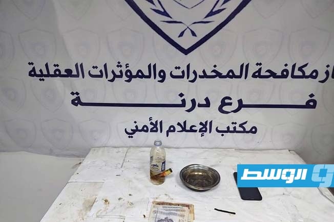 ضبط وافد بحوزته «حشيش» في درنة