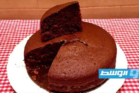 كيك الزبادي بالعسل والكاكاو