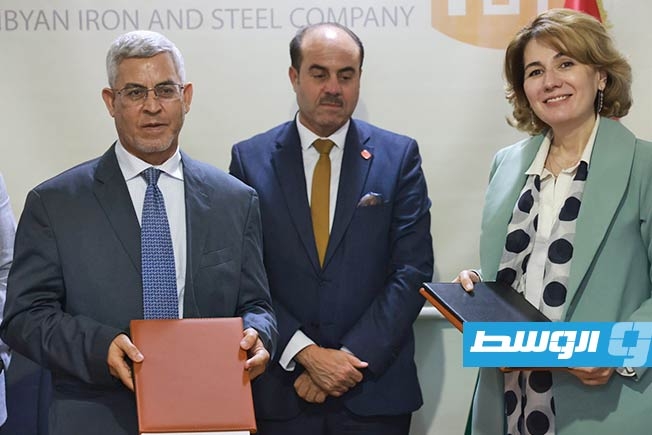 مذكرة تفاهم بين «الليبية للحديد والصلب» والبرنامج الأممي الإنمائي