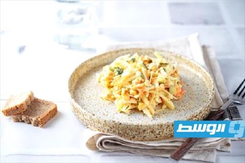 طريقة تحضير سلطة جزر بالزبادي