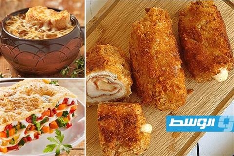 لازانيا بالخضراوات وكوردون بلو على مائدة اليوم الثامن عشر من رمضان