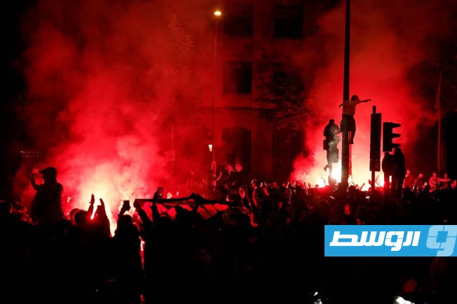 (صور).. شغب واشتباكات واعتقالات في احتفال جمهور باريس سان جيرمان