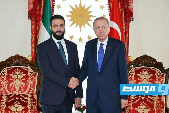 الرئيس التركي يجري محادثات مع نظيره السوري في اسطنبول