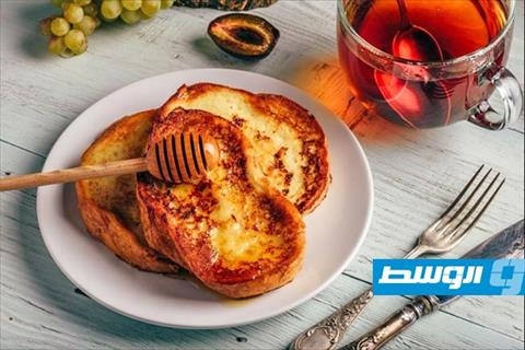 توست بالعسل للفطور