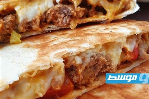 كساديا لحم بالمايونيز