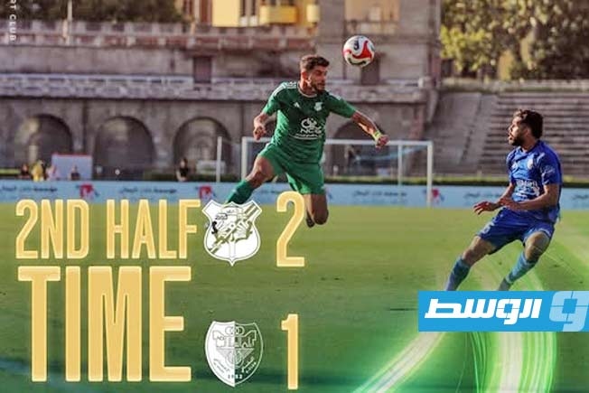 التعادل الإيجابي يحكم مواجهة الأخضر والهلال بسداسي التتويج