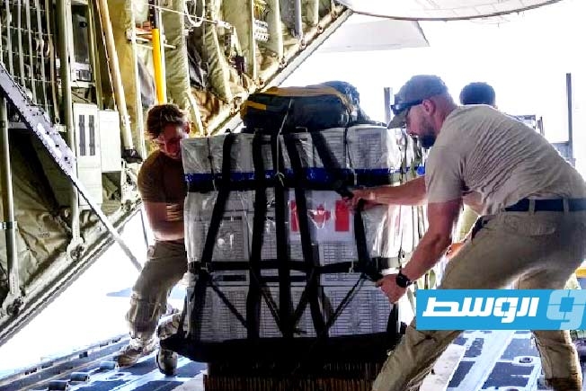 كندا تقدم مساعدات إنسانية جوية لقطاع غزة