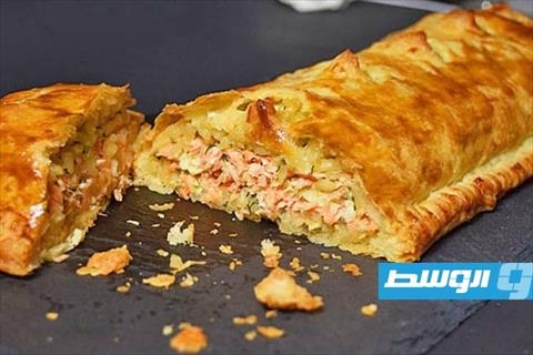 سلمون رول بالسبانخ
