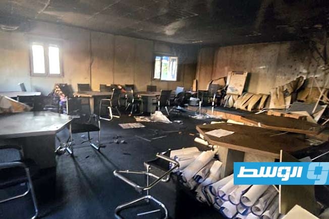 بعد مكتب الساحل الغربي.. حرق فرع مفوضية الانتخابات في الزاوية
