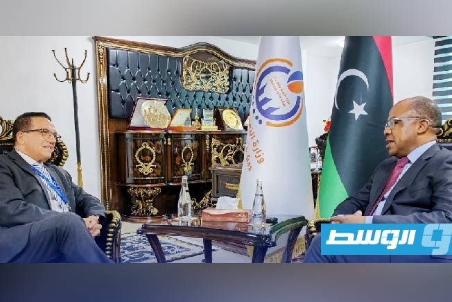 عبدالصادق يبحث مع سفير مالطا التعاون في مجال النفط والغاز