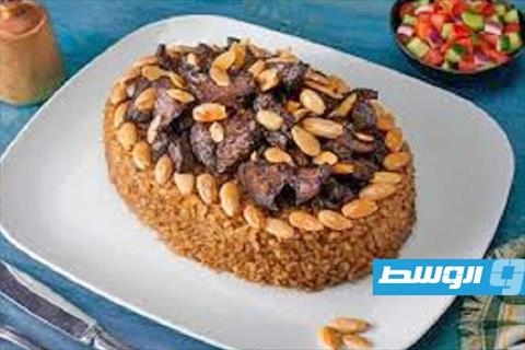 أرز بالكبدة والمكسرات