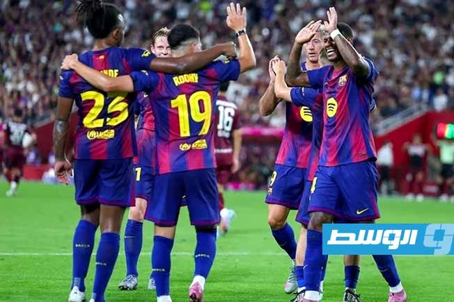 برشلونة يفوز بـ«الثلاثة» على فيسيل كوبي الياباني