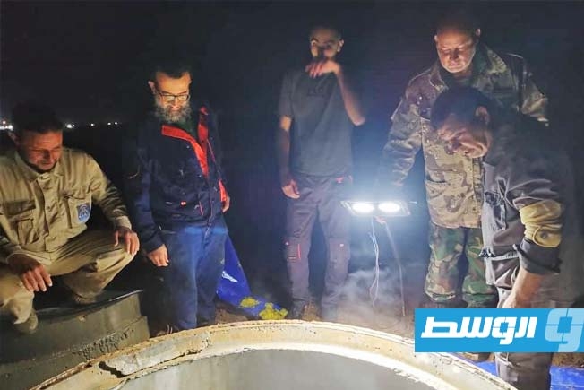 السيطرة على تسرب بمحطة مياه في منظومة النهر الصناعي أجدابيا- بنغازي