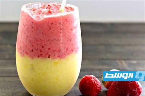سموزي الفراولة بالمانجو