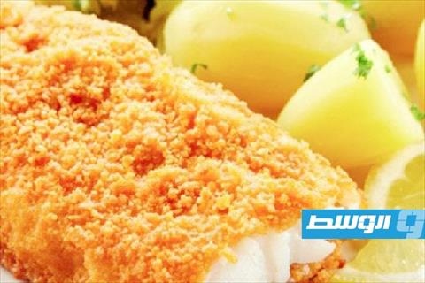 فيليه سمك بصوص الليمون والثوم