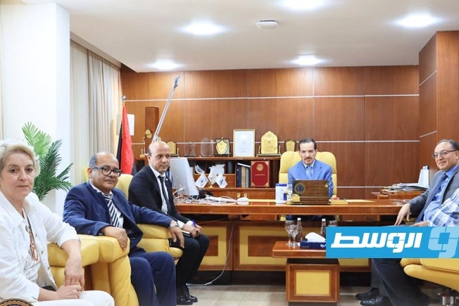 الزيداني يبحث مع العجيلي عقد الجمعية العمومية للمكتب الاستشاري الليبي