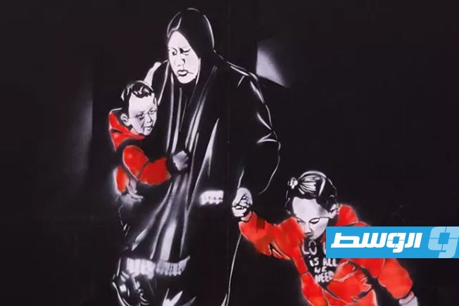 غرافيتي «مجهول النسب» يوجه رسالة حب إلى العالم من وارسو