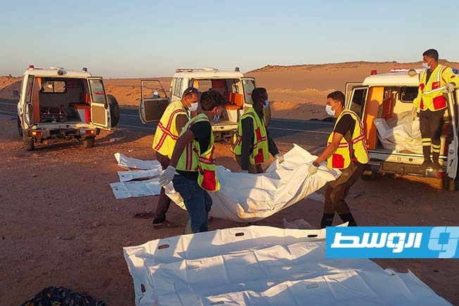 12 وفاة في حادث مروع شمال الكفرة