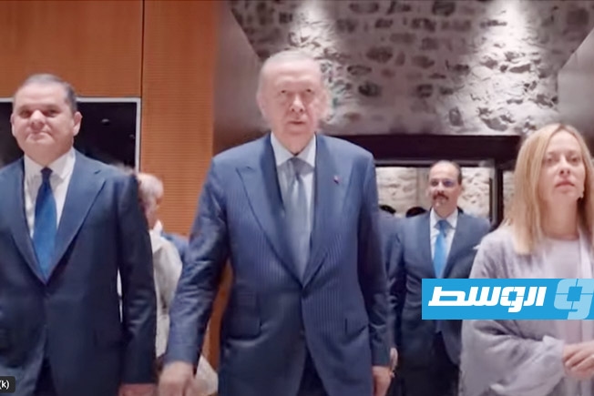 انطلاق قمة إردوغان والدبيبة وميلوني في إسطنبول