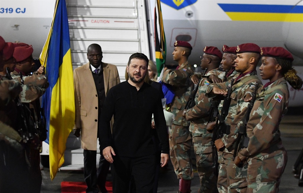 Zelensky cuts SA visit short after Russia's overnight attack on Kyiv
