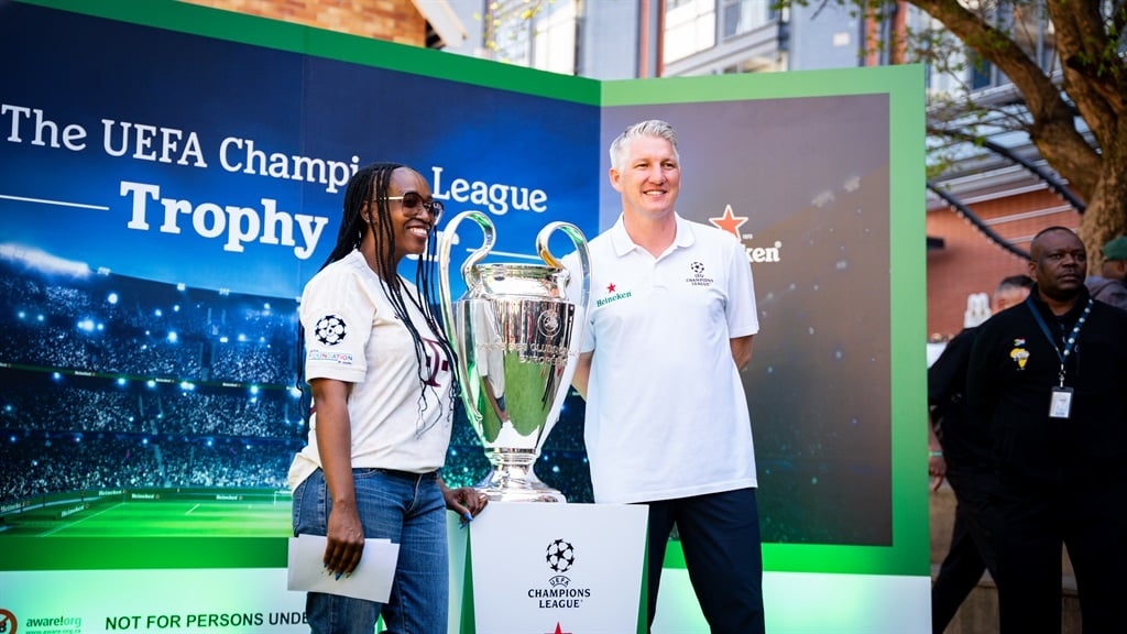Bastian Schweinsteiger lauds SA's passion for football as Heineken UEFA Champions League Trophy Tour hits Joburg